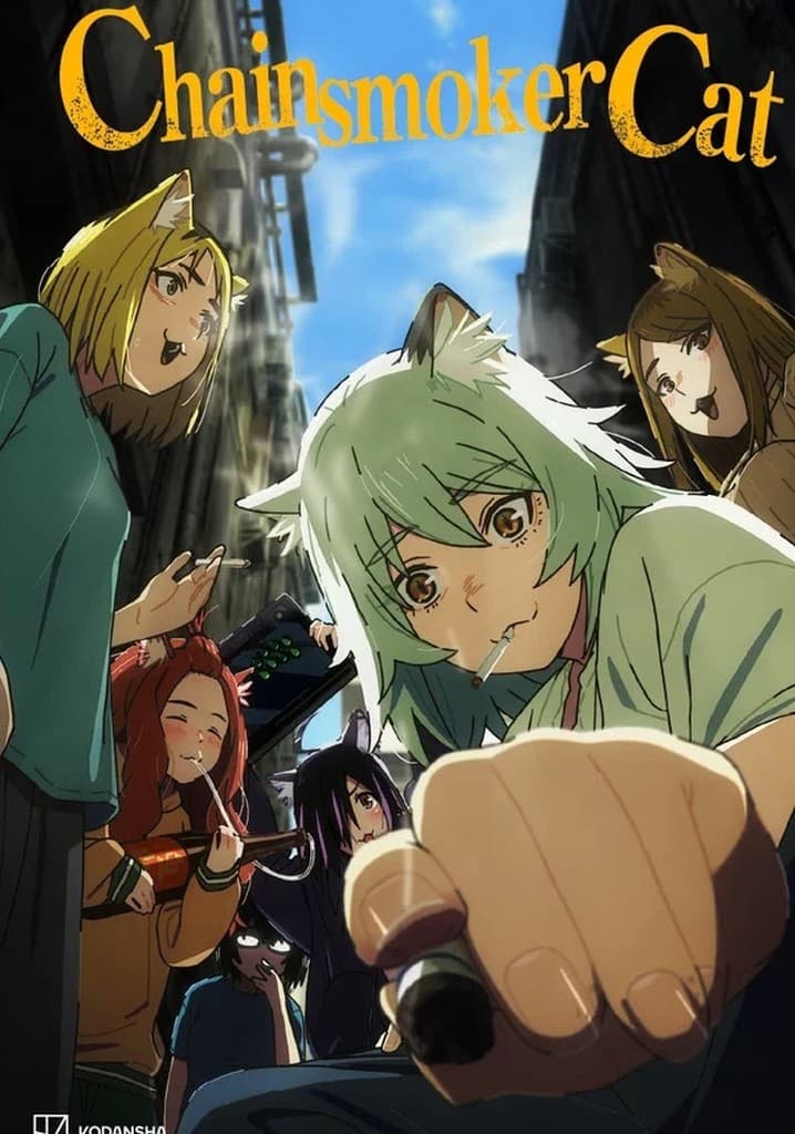 Chainsmoker Cat poster